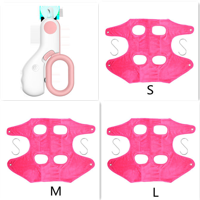 LED Illuminating Line Pet Mini ABS Nail Trimmer